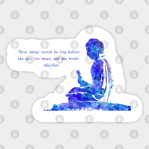 Buddha Sticker by RosaliArt